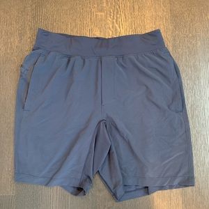 Lululemon Men’s T.H.E. Shorts Linerless Navy Blue